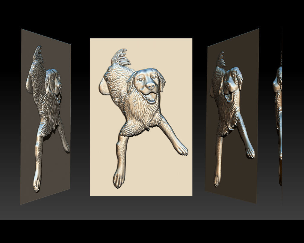 Collection 10 golden dragon 3D print model_33