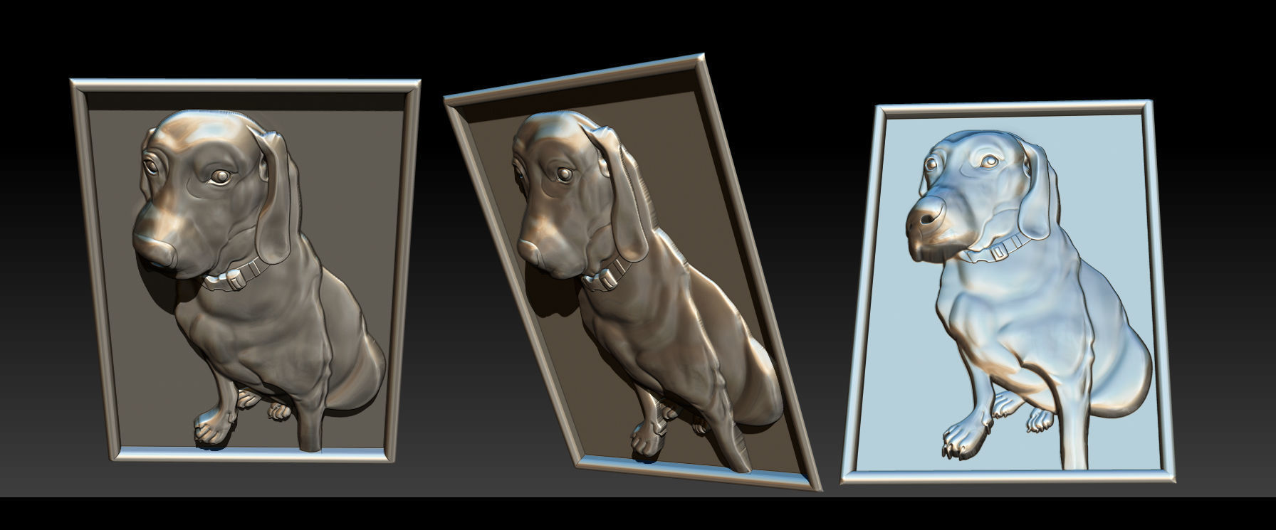 Collection 10 golden dragon 3D print model_4