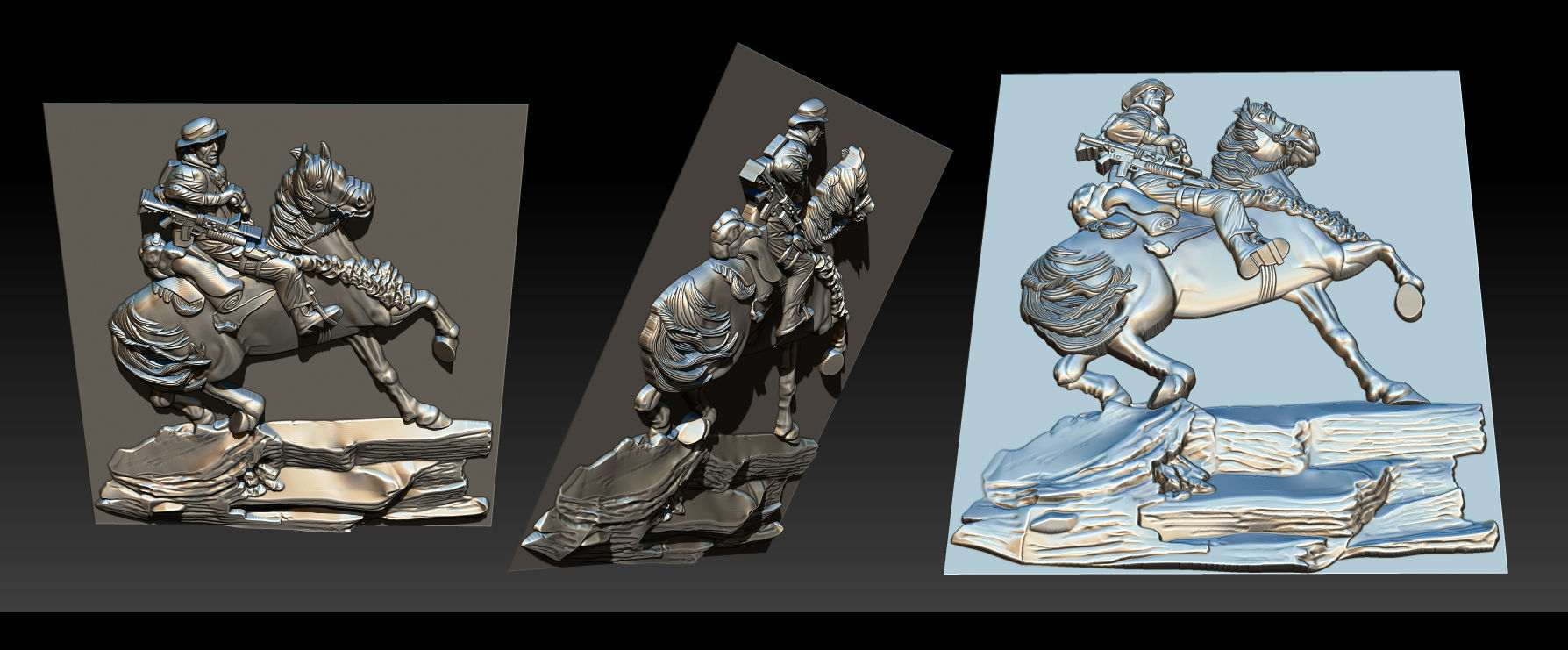 Collection 10 golden dragon 3D print model_8