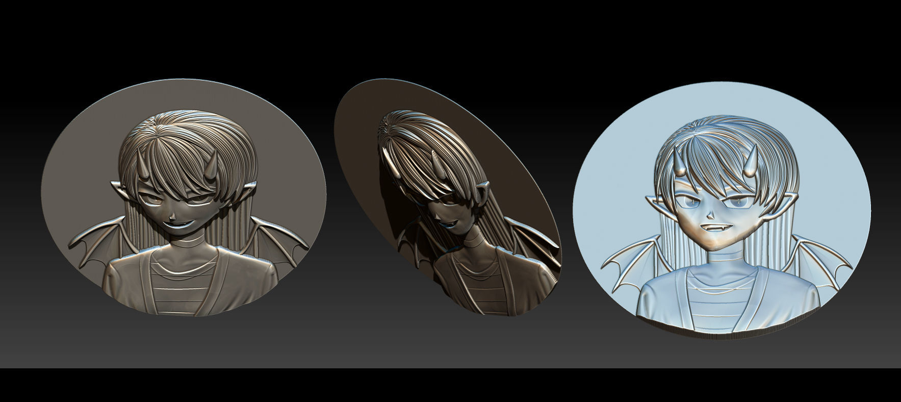 Collection 10 golden dragon 3D print model_43