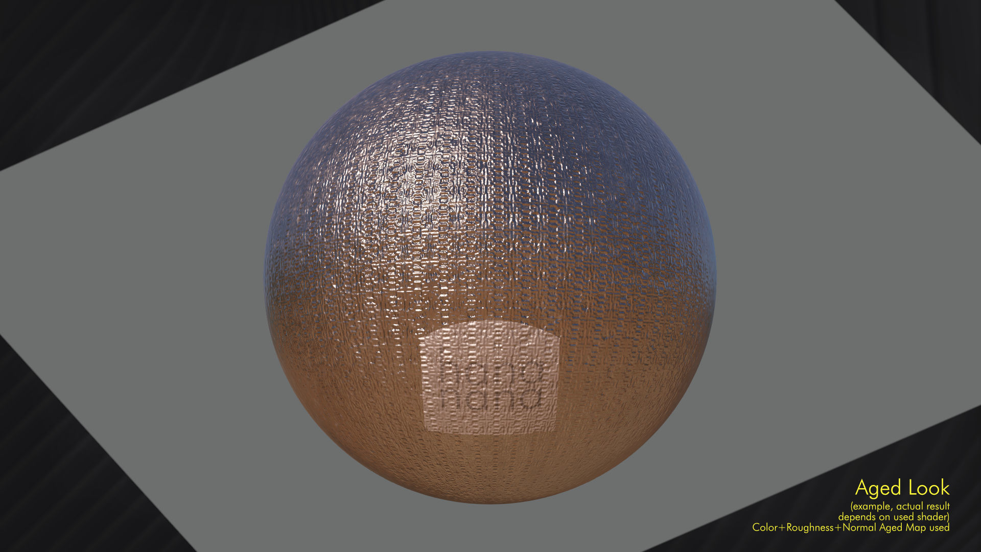 Hananana Engraving Pattern - Copper Crest - HNEC01011 Texture_3