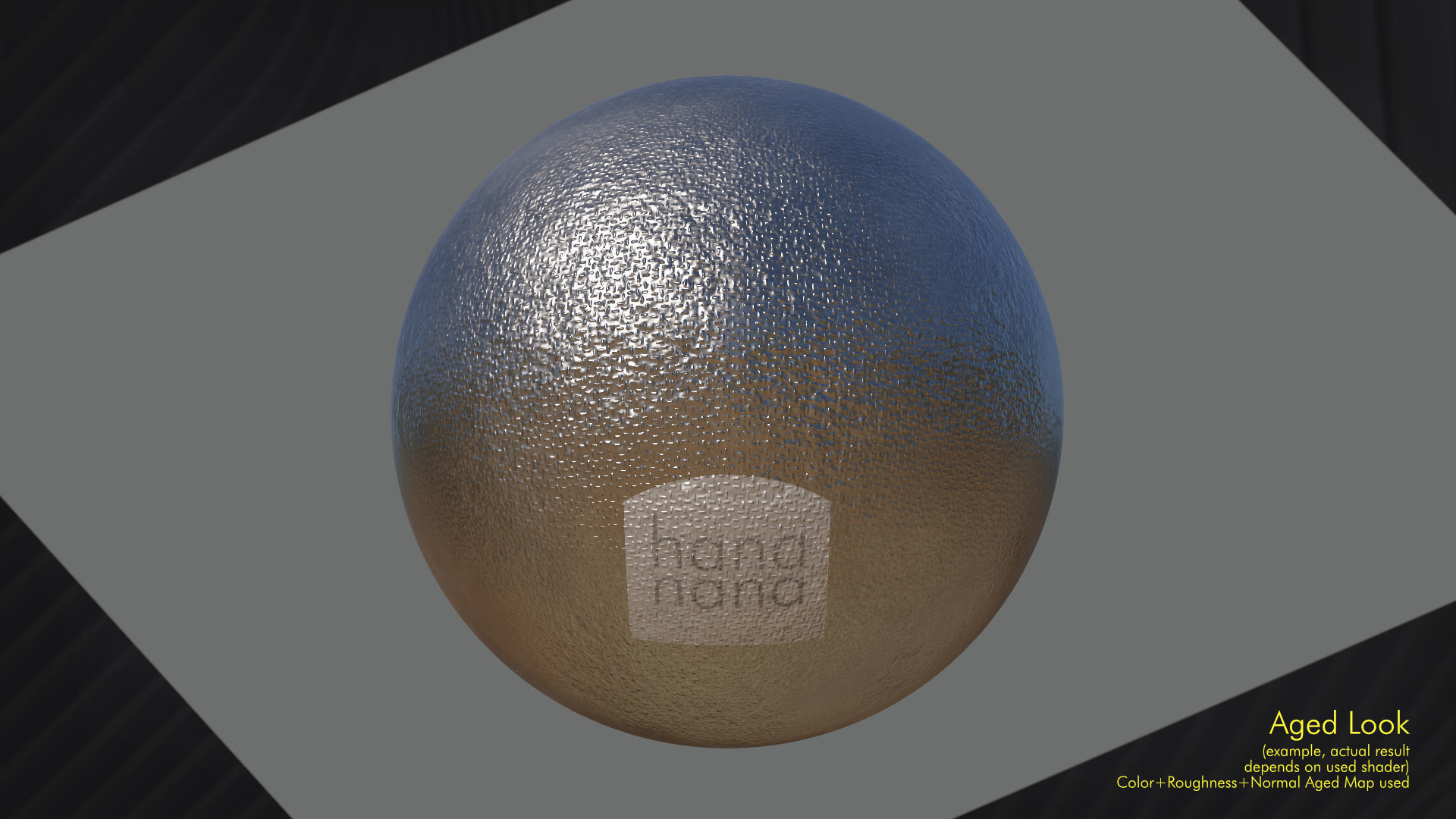 Hananana Engraving Pattern - Silver Scraper - HNEC01012 Texture_3