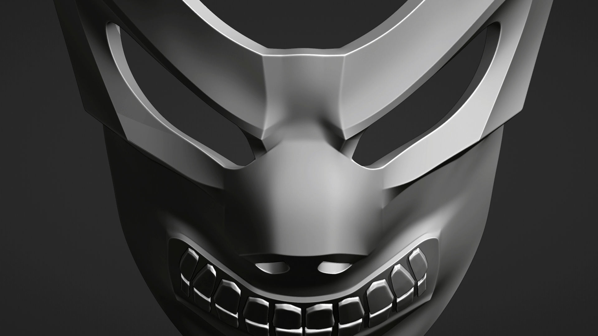 Black Mask for 3D print 3D print model_6