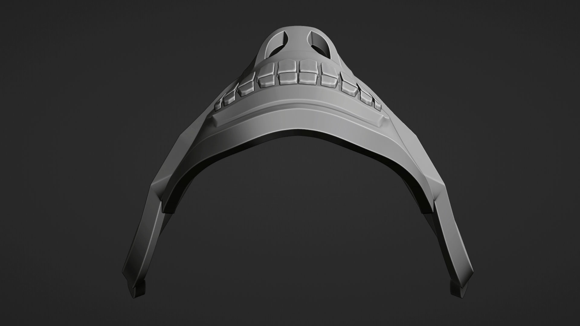 Black Mask for 3D print 3D print model_3