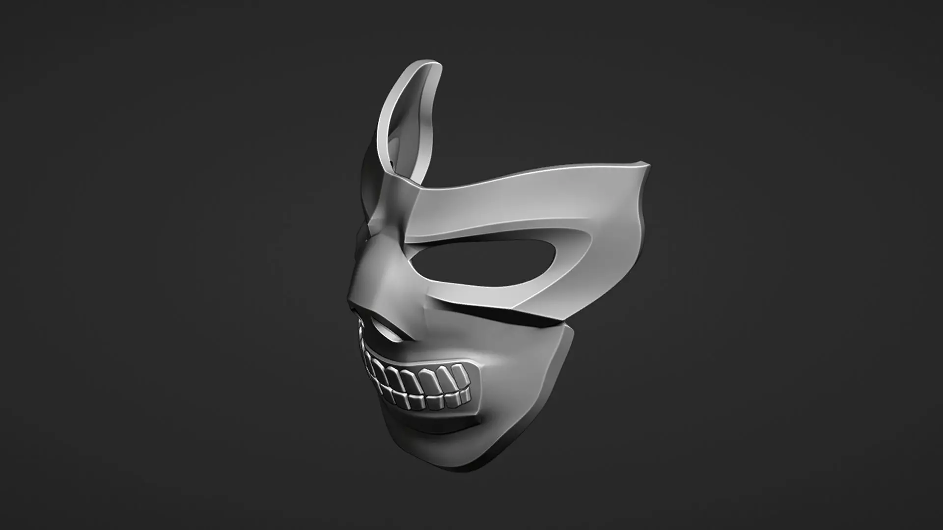 Black Mask for 3D print 3D print model_0