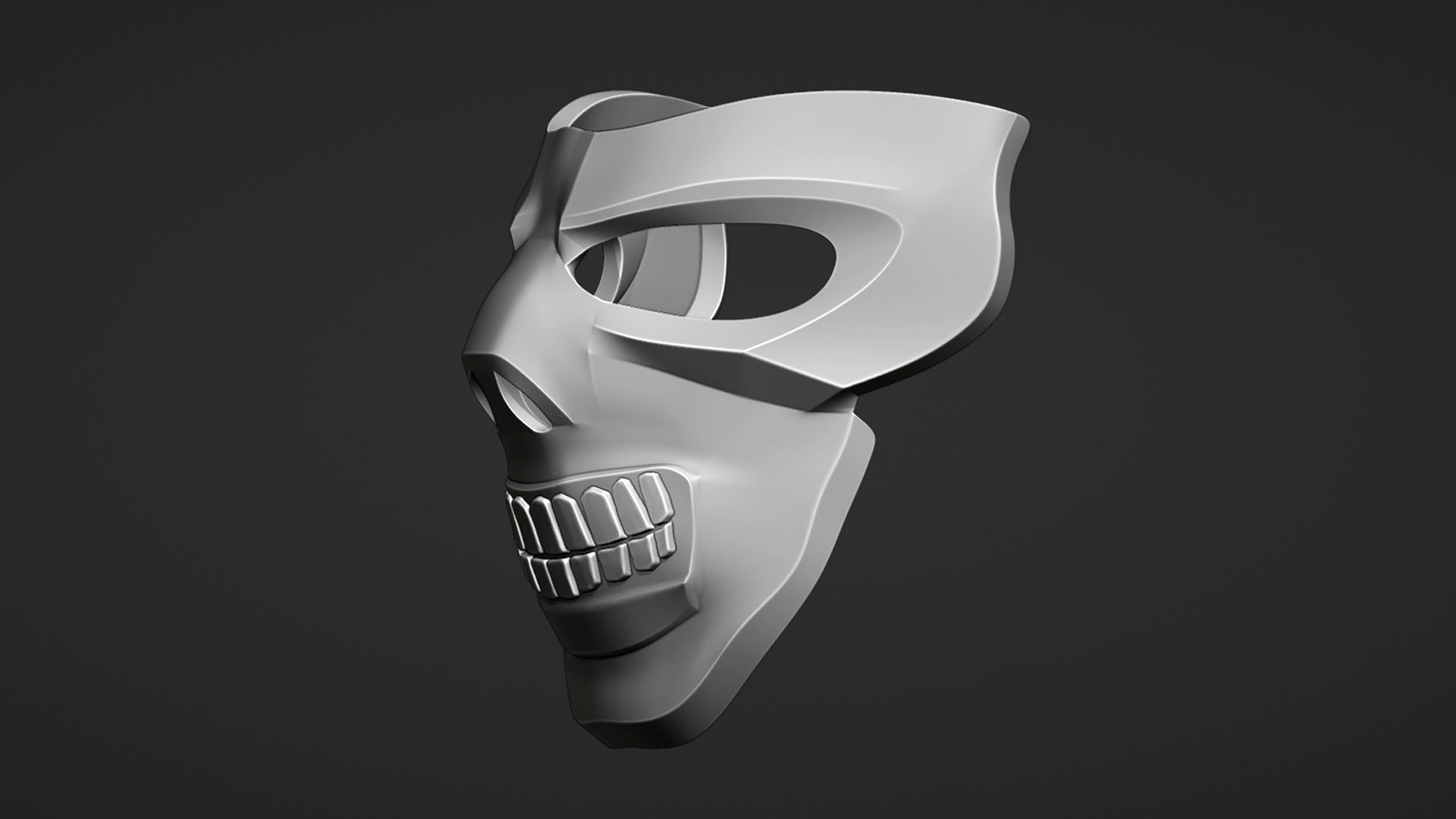 Black Mask for 3D print 3D print model_10