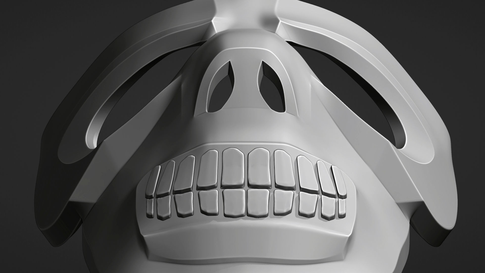 Black Mask for 3D print 3D print model_5