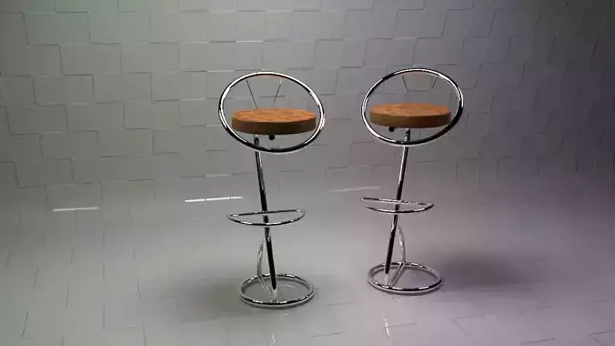 Bar Chair 2 3D model