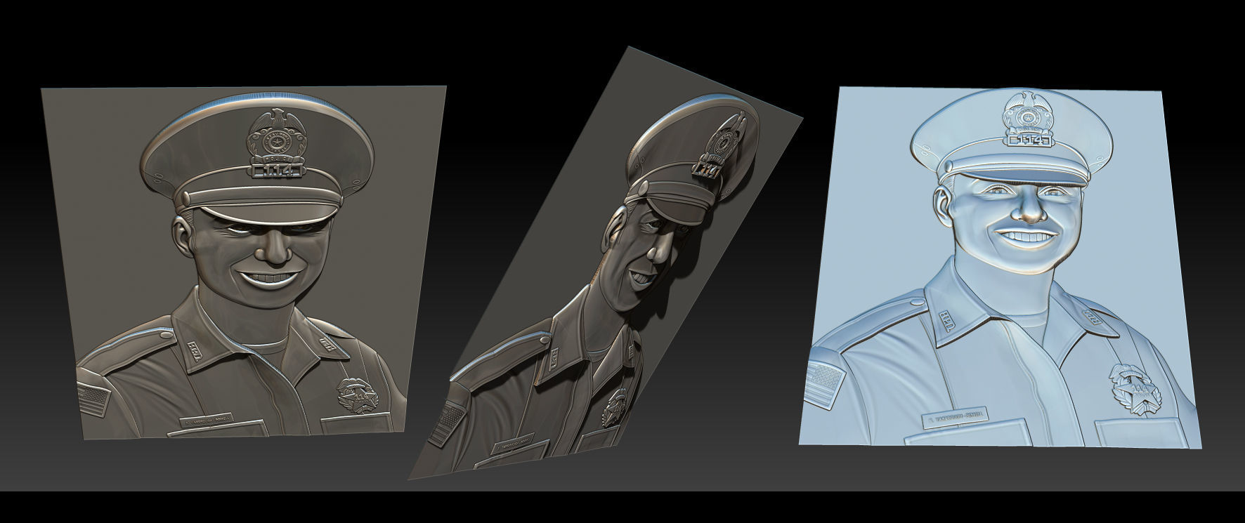 Collection 11 gothic demon logo 3D print model_10