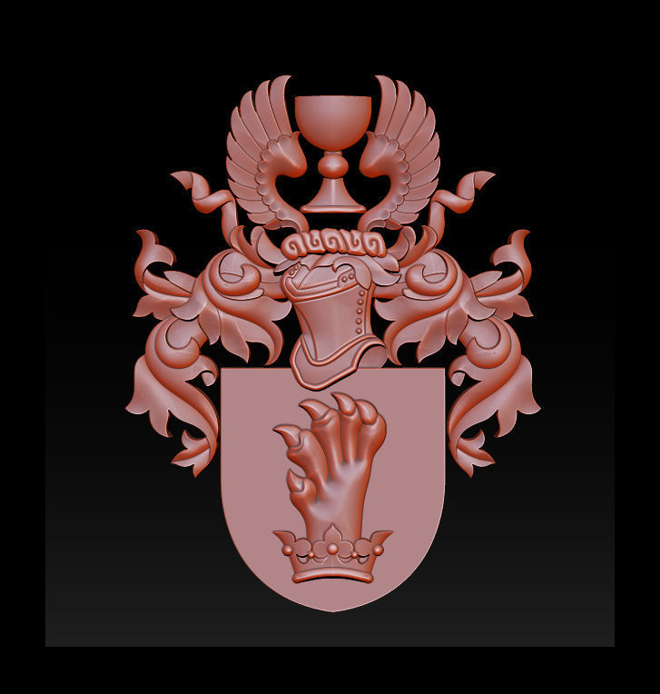 Collection 11 gothic demon logo 3D print model_12