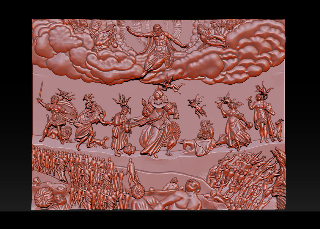 Collection 11 gothic demon logo 3D print model_8