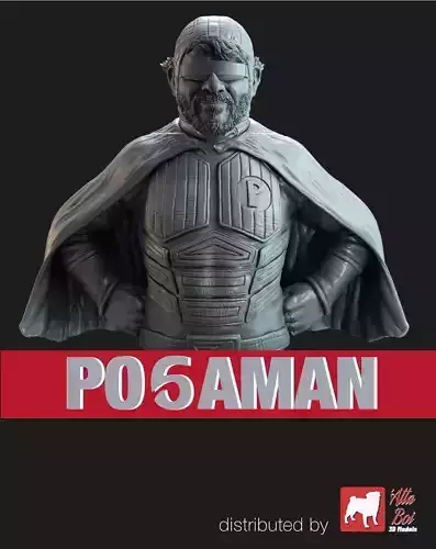 Po6aman man wearing cape
