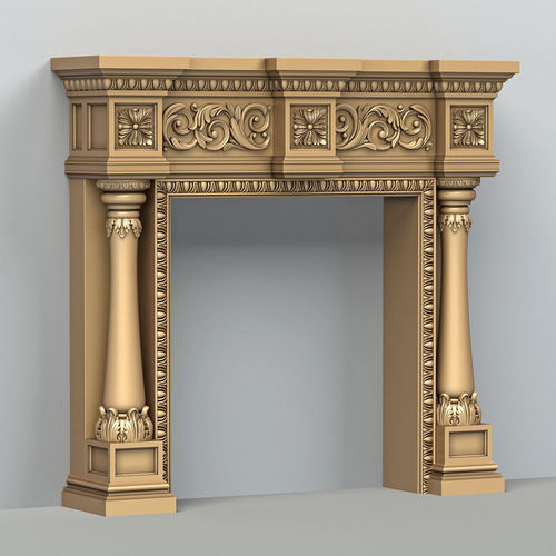 Fireplace 002 3D model