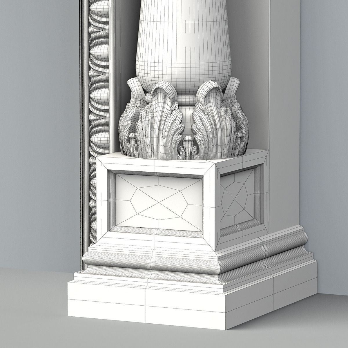 Fireplace 002 3D model_5