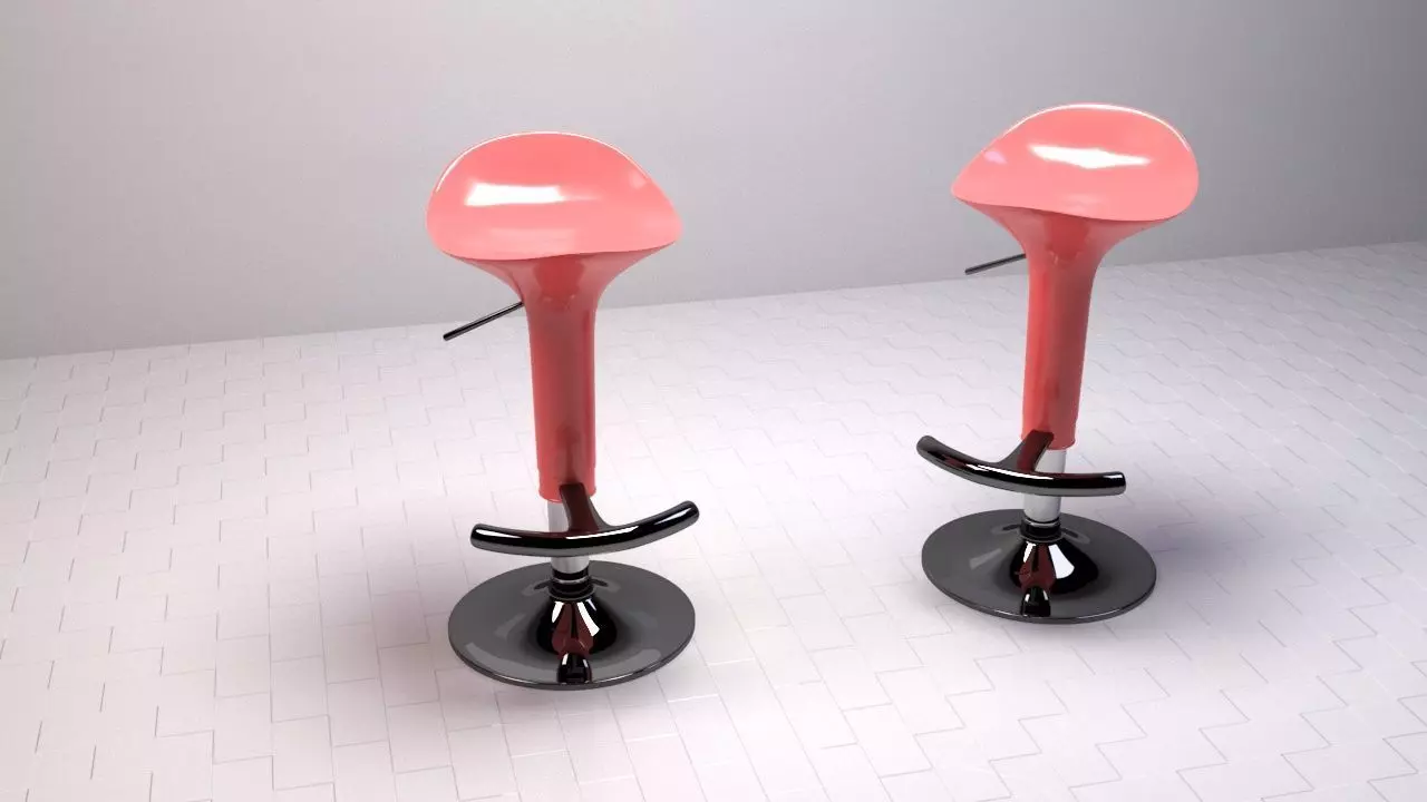 Bar Chair 3 3D model_0