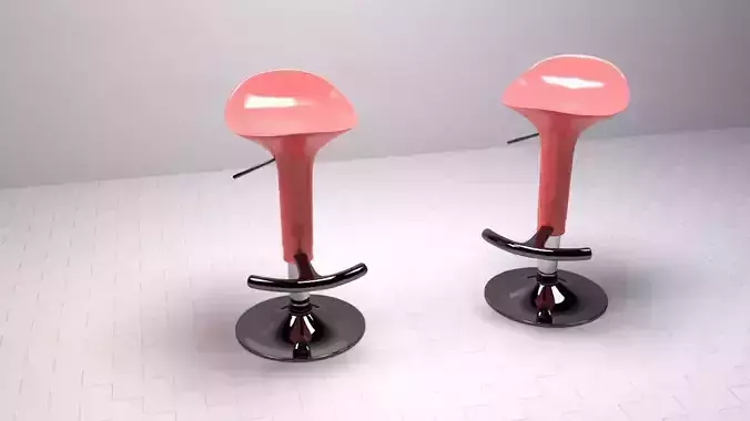 Bar Chair 3 3D model