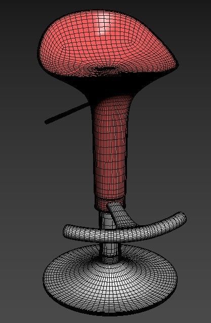 Bar Chair 3 3D model_1