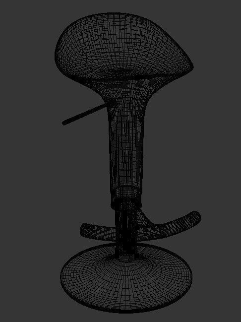 Bar Chair 3 3D model_3