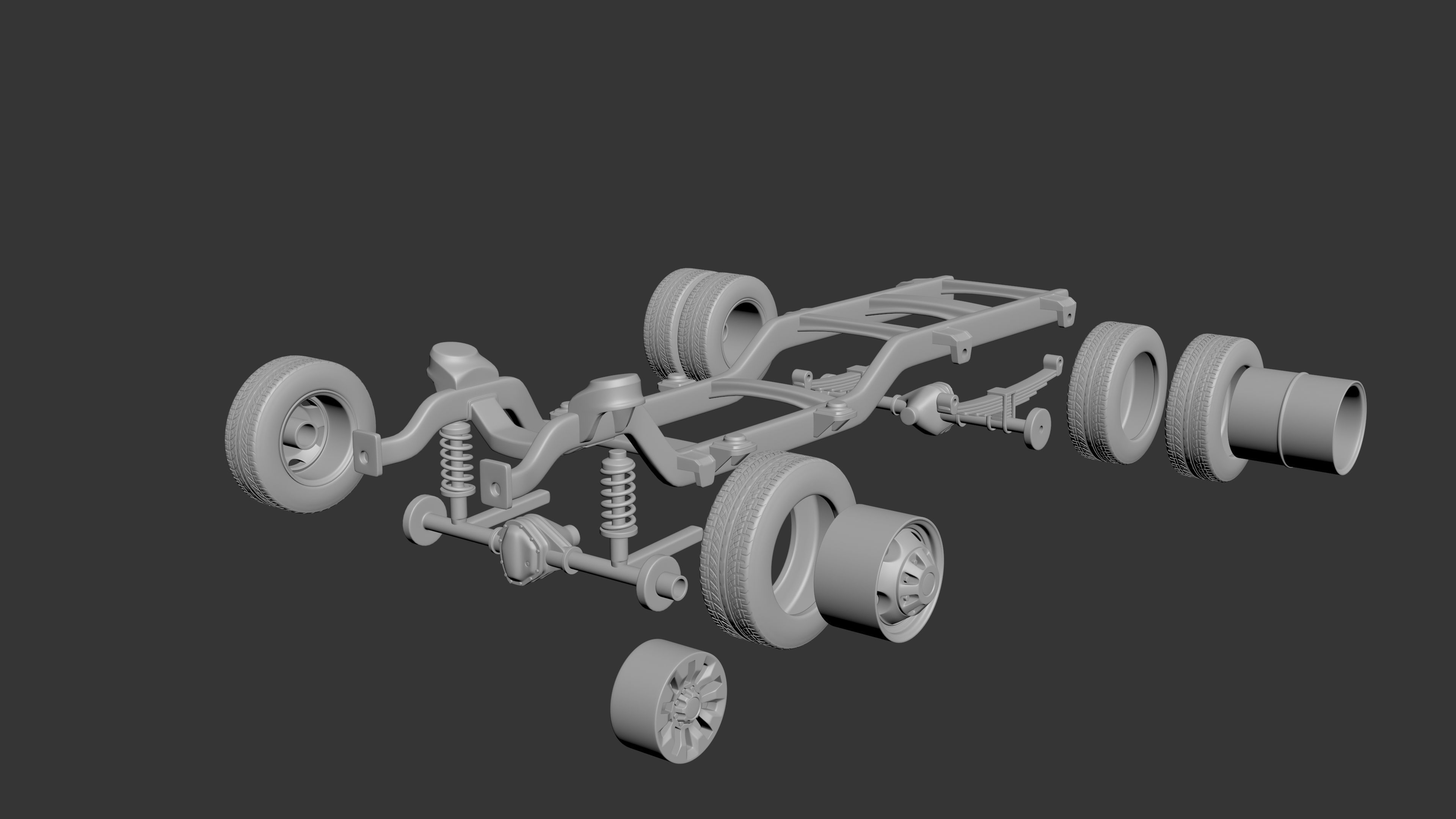 Chevrolet Silverado 3500 Regular Cab 2022 3D print model_8