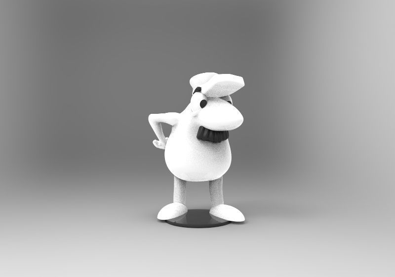 pantera rosa 3D model_2