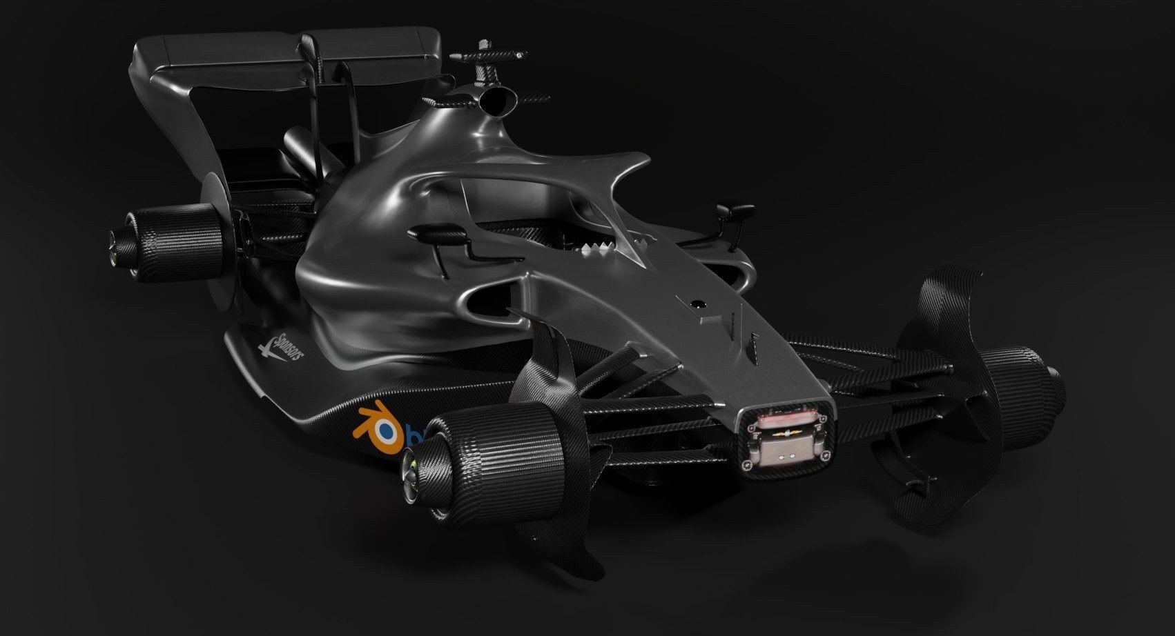 F1 2022 Livery Template Low-poly 3D model_6