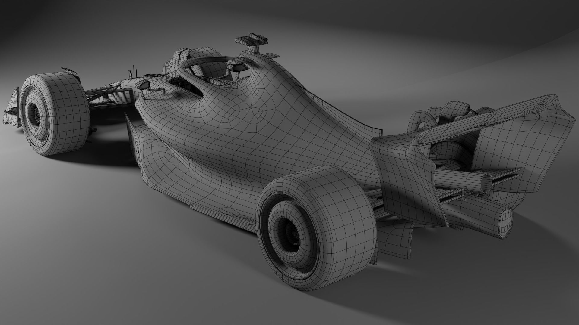 F1 2022 Livery Template Low-poly 3D model_8