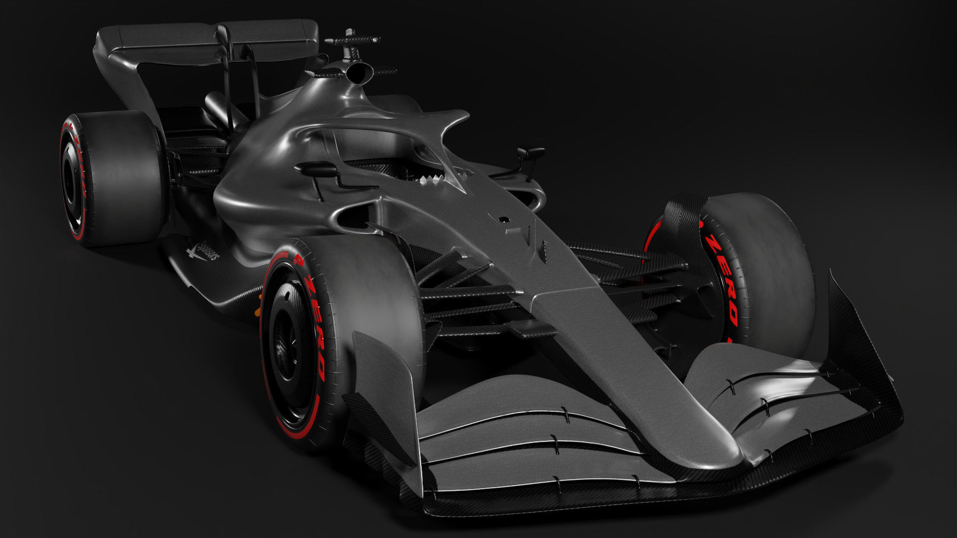 F1 2022 Livery Template Low-poly 3D model_1