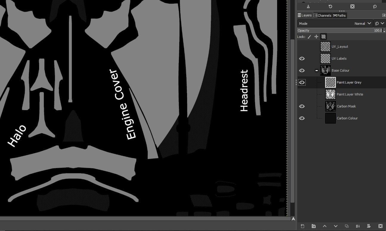 F1 2022 Livery Template Low-poly 3D model_9