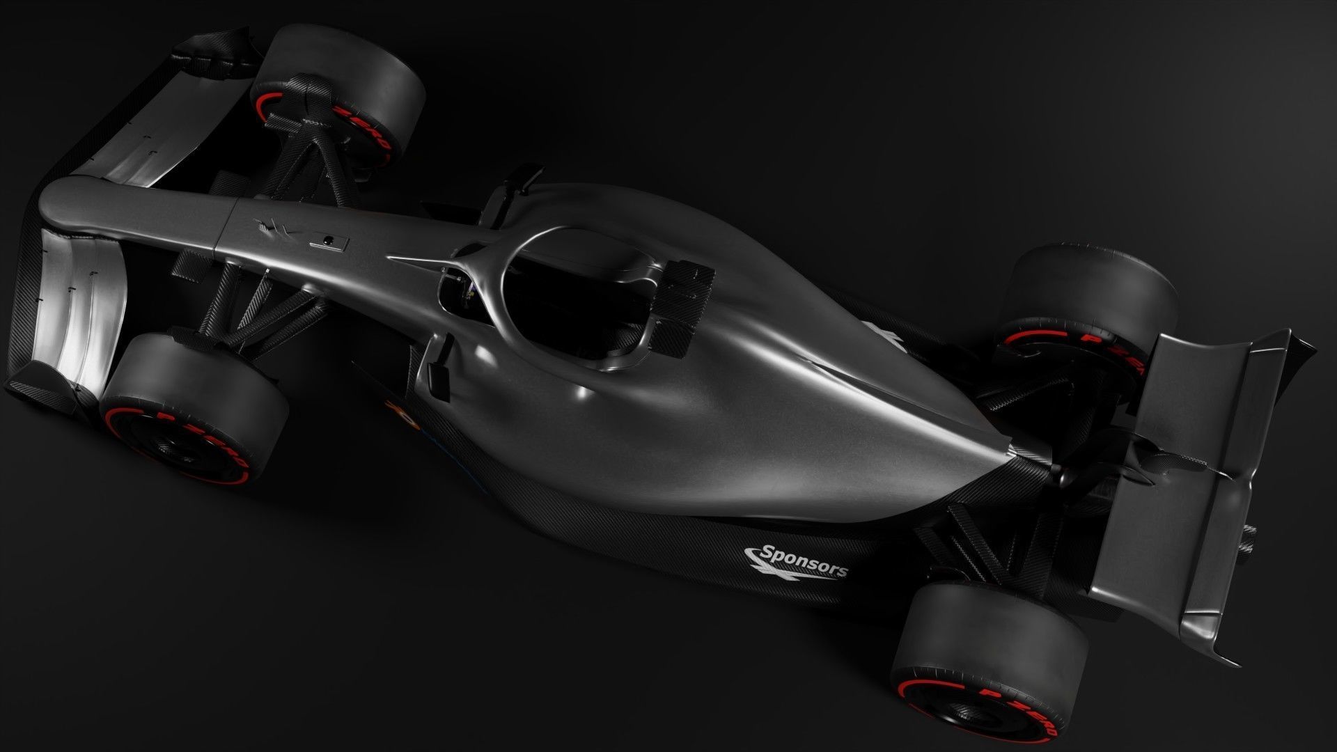 F1 2022 Livery Template Low-poly 3D model_3