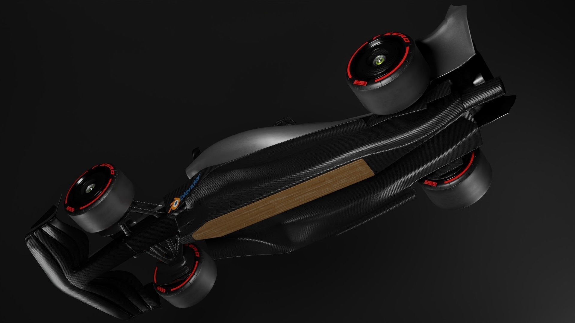 F1 2022 Livery Template Low-poly 3D model_4