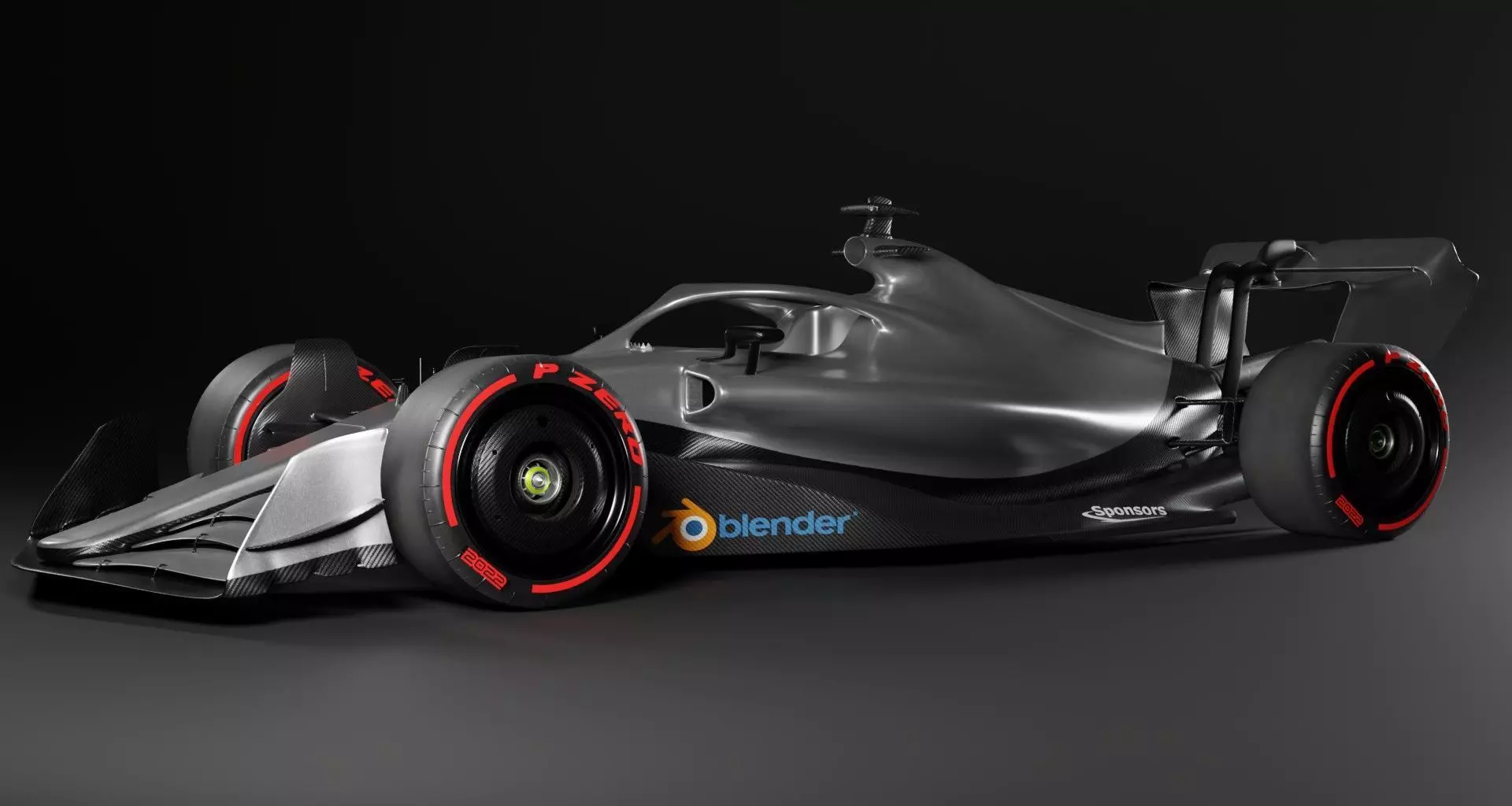 F1 2022 Livery Template Low-poly 3D model_0