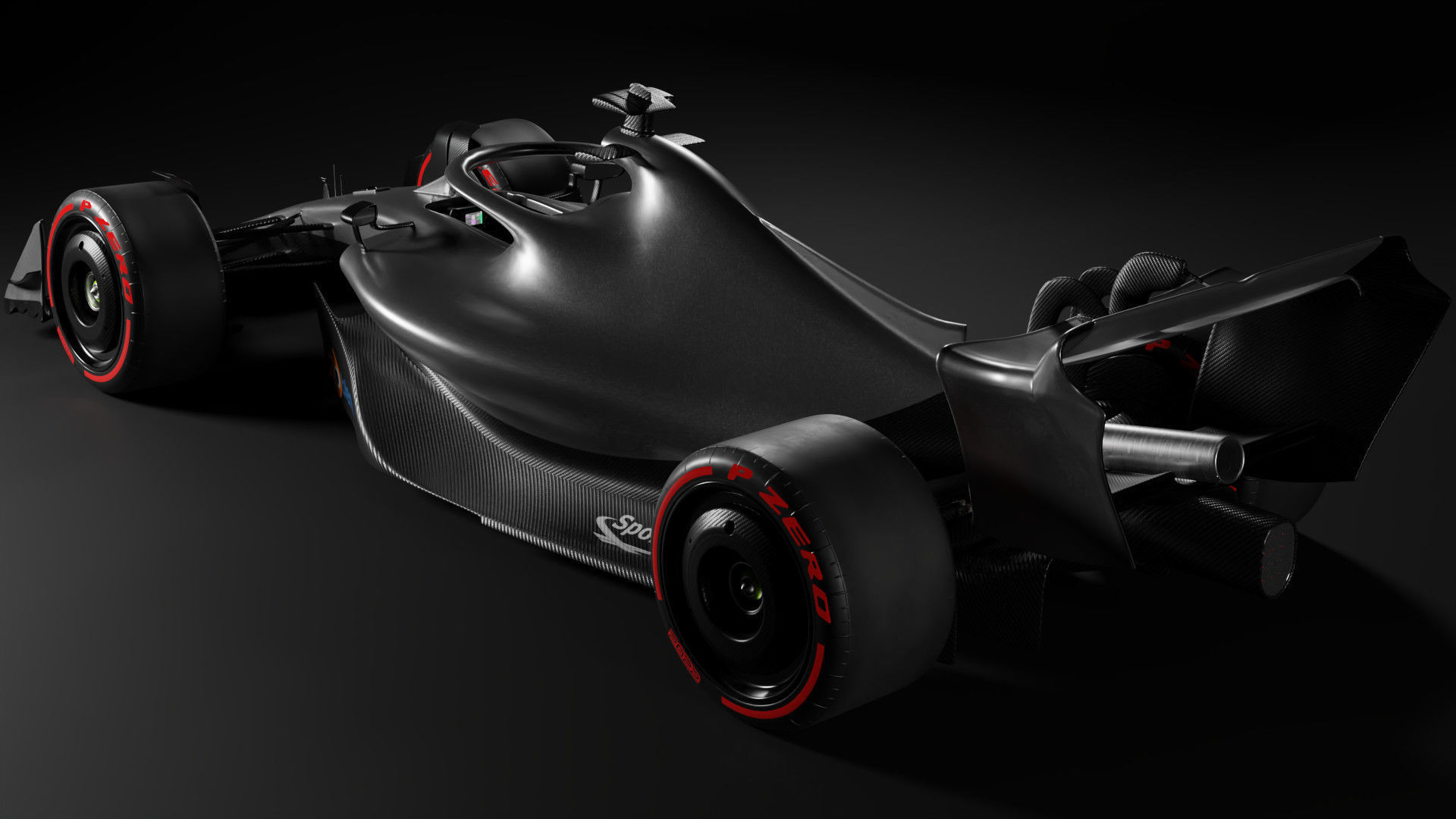 F1 2022 Livery Template Low-poly 3D model_2