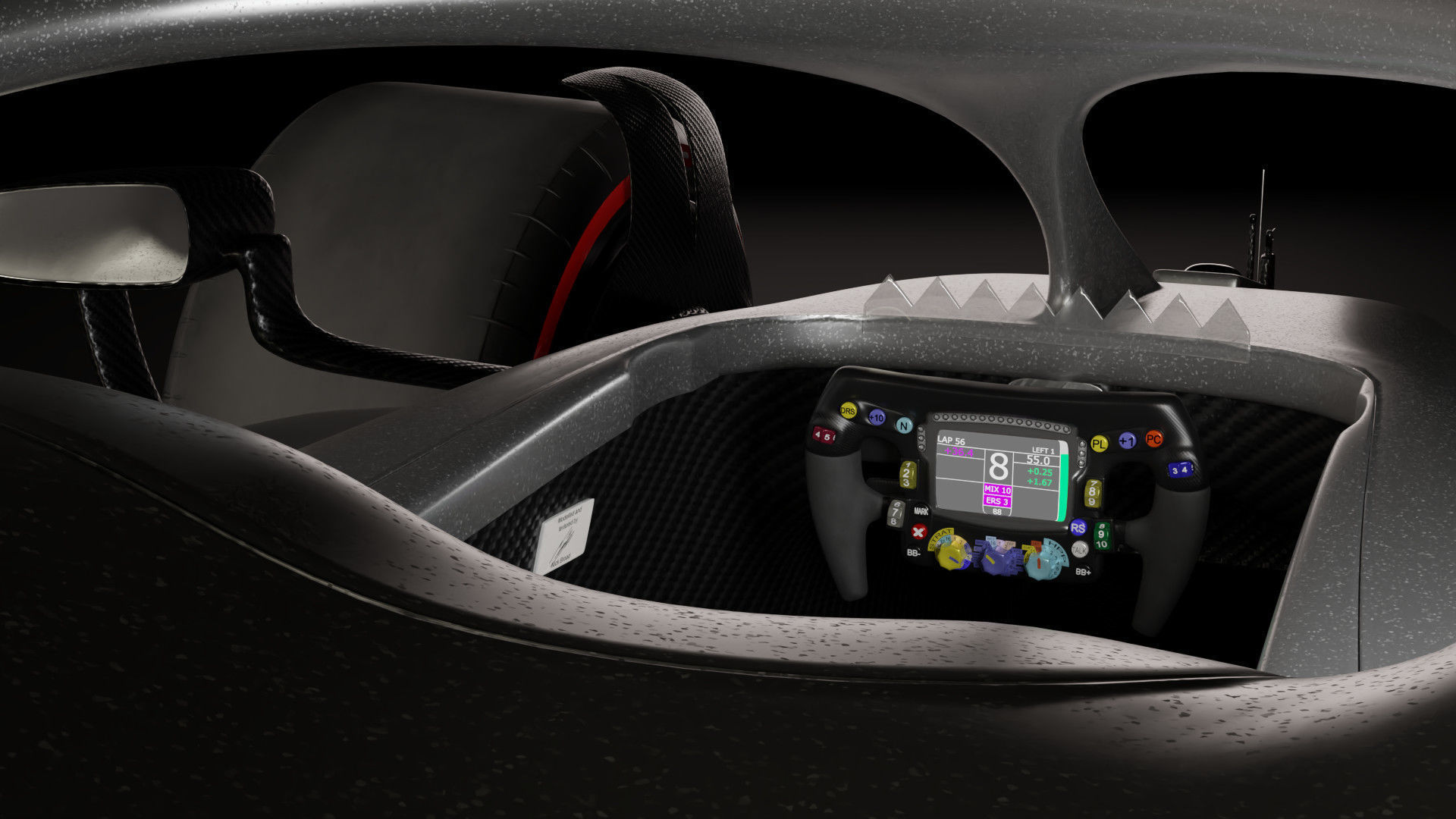 F1 2022 Livery Template Low-poly 3D model_5