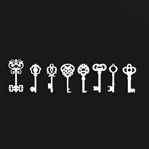 Toy keys  Free 3D print model