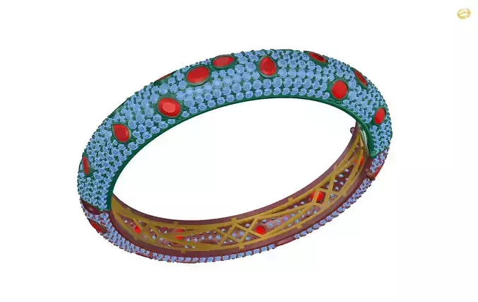 bracelet bangle with stones