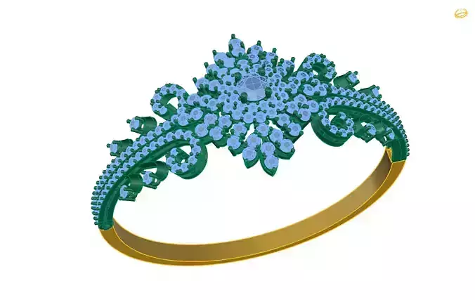 bracelet ring with diamonds