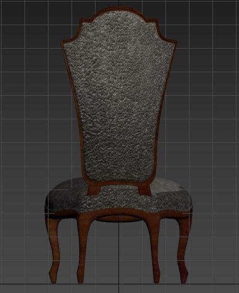 Antique Chair 3D model_6