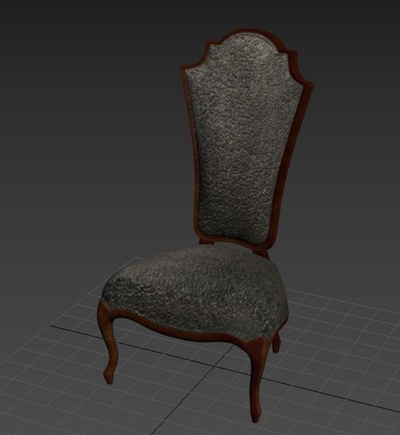 Antique Chair 3D model_1