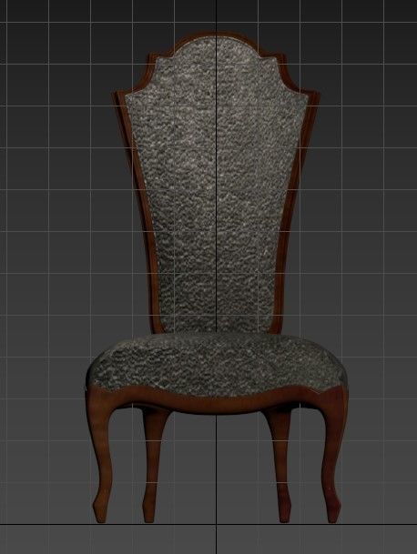 Antique Chair 3D model_4