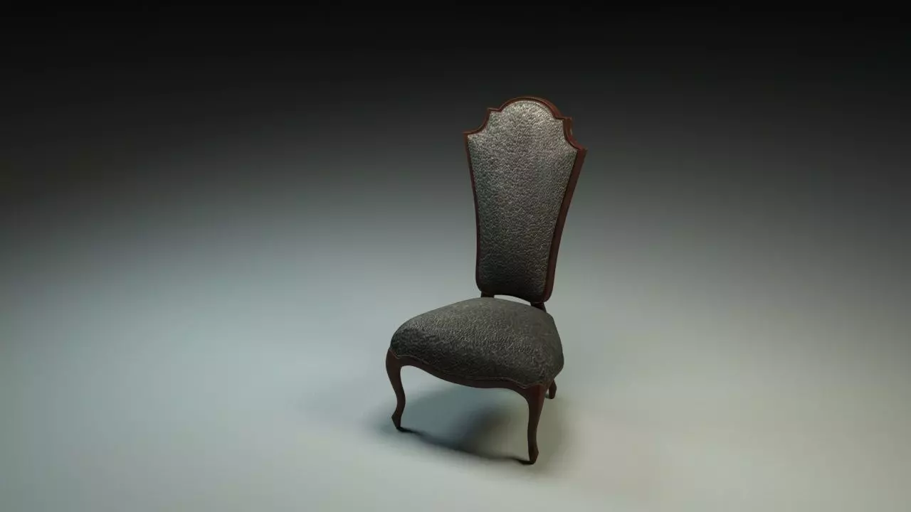 Antique Chair 3D model_0
