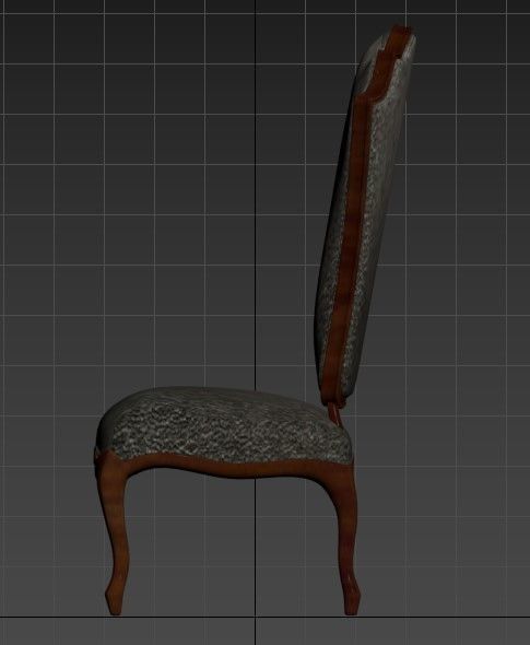 Antique Chair 3D model_5