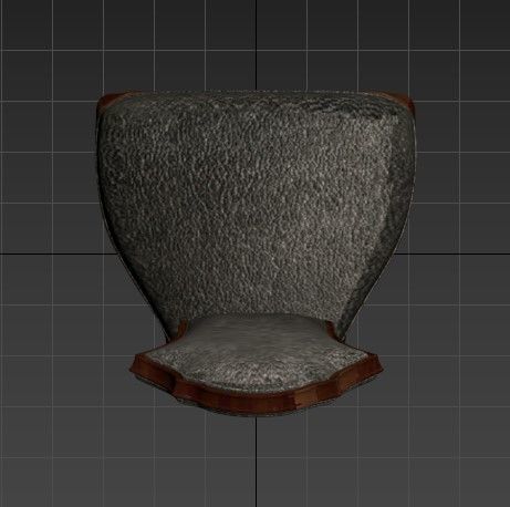 Antique Chair 3D model_7