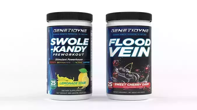 Protein Powder 3D model