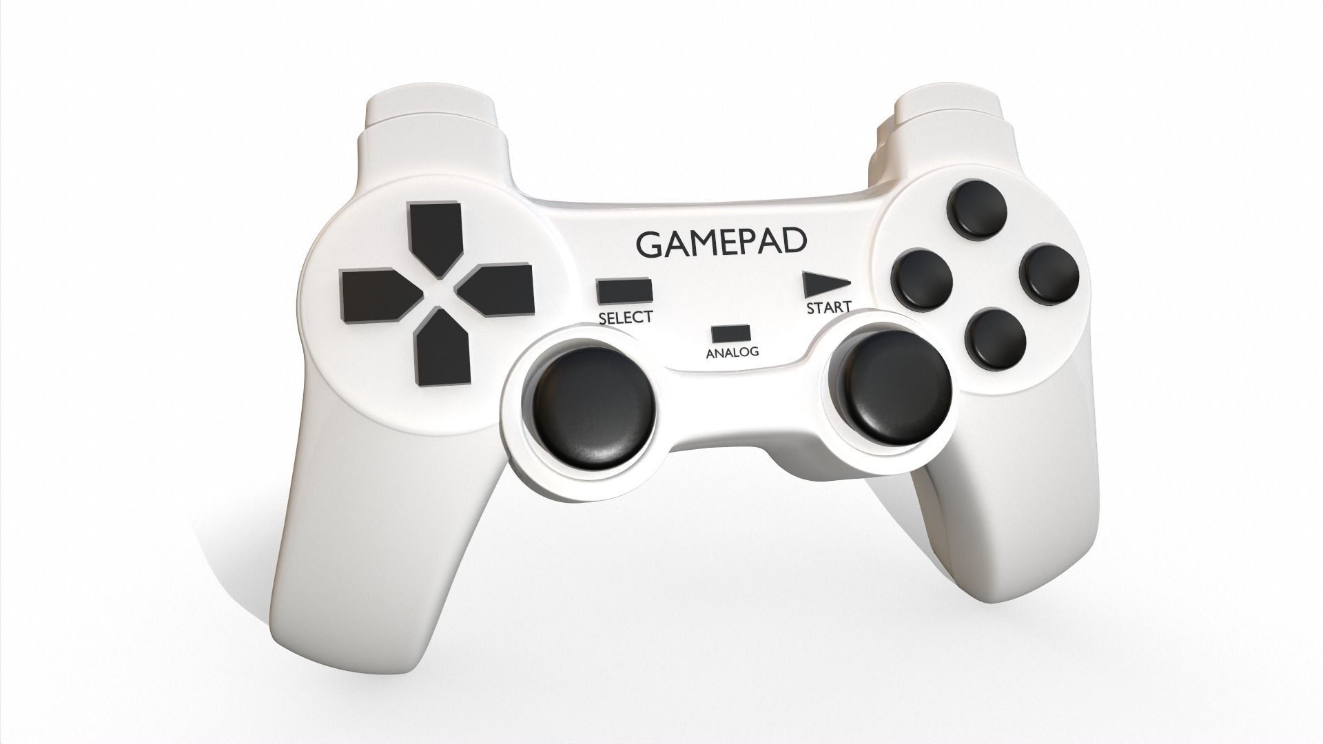 Gamepad controller 3D model_3