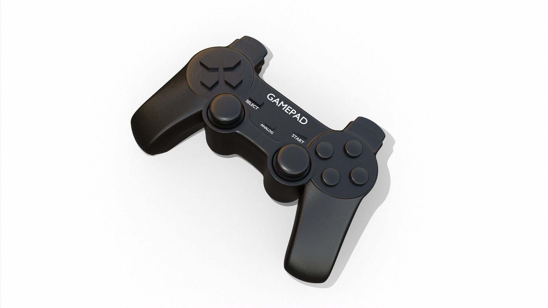 Gamepad controller 3D model_7