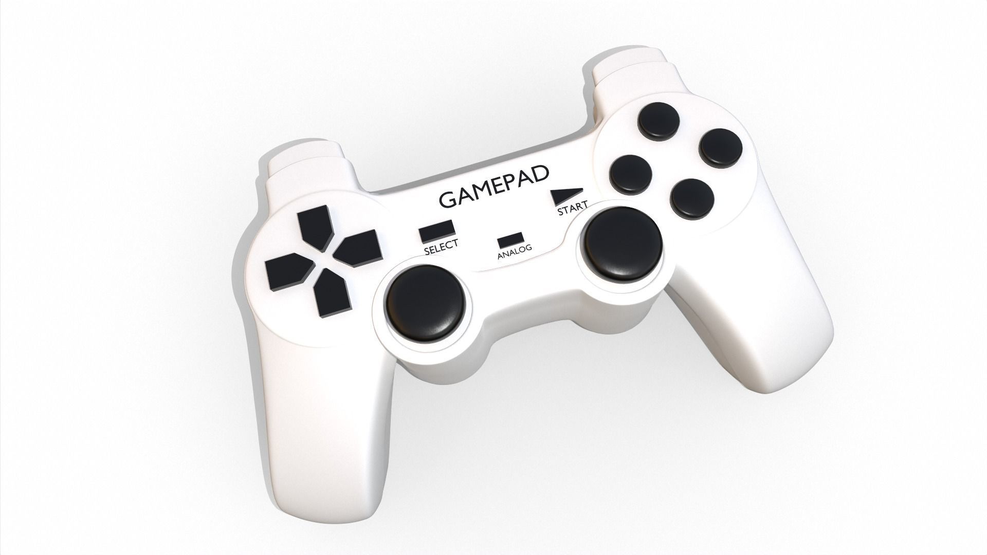 Gamepad controller 3D model_1