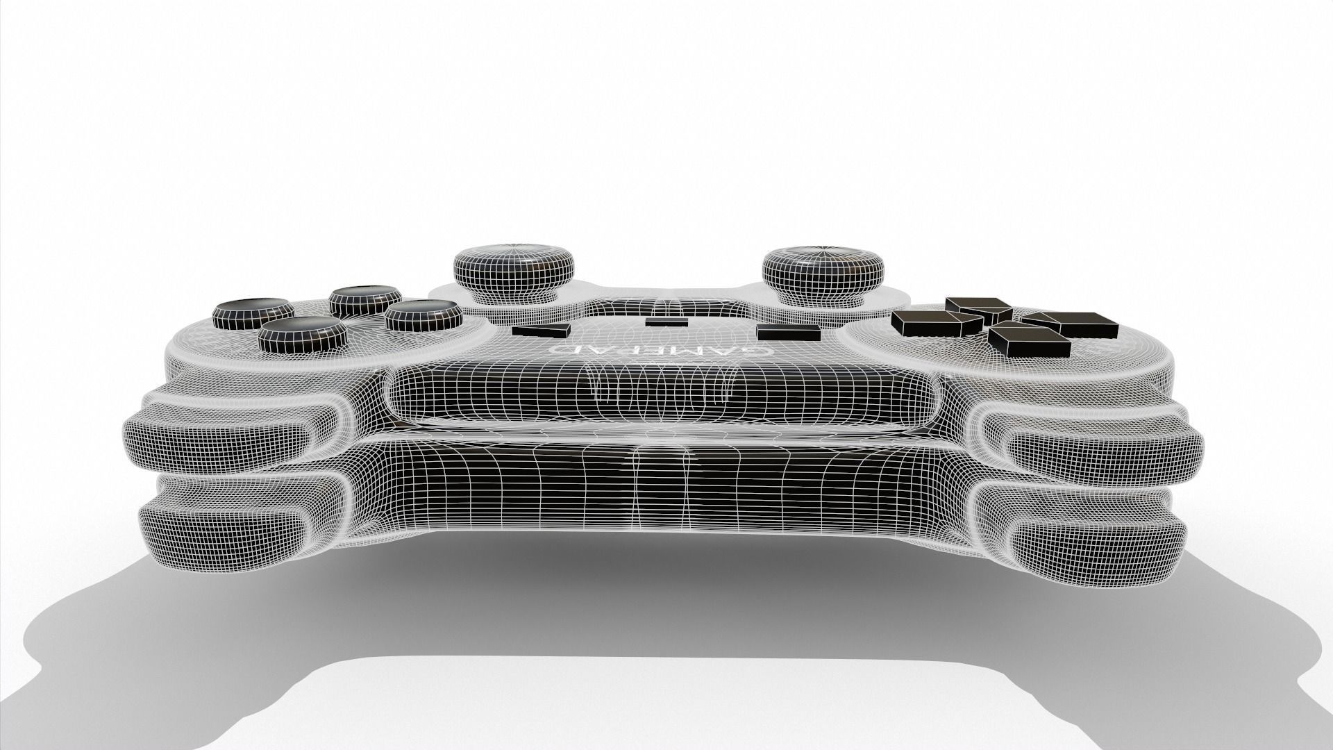 Gamepad controller 3D model_13