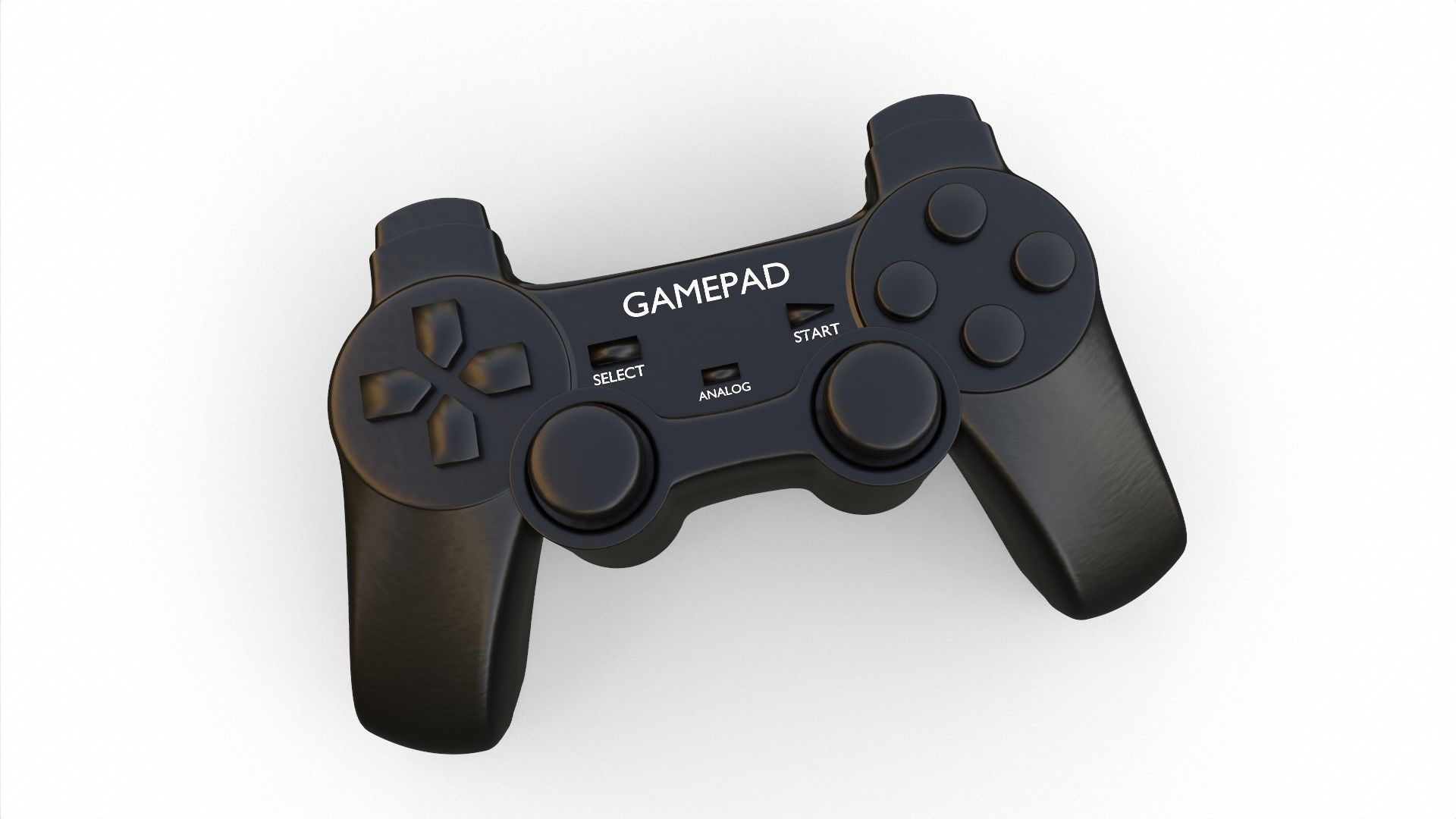 Gamepad controller 3D model_6