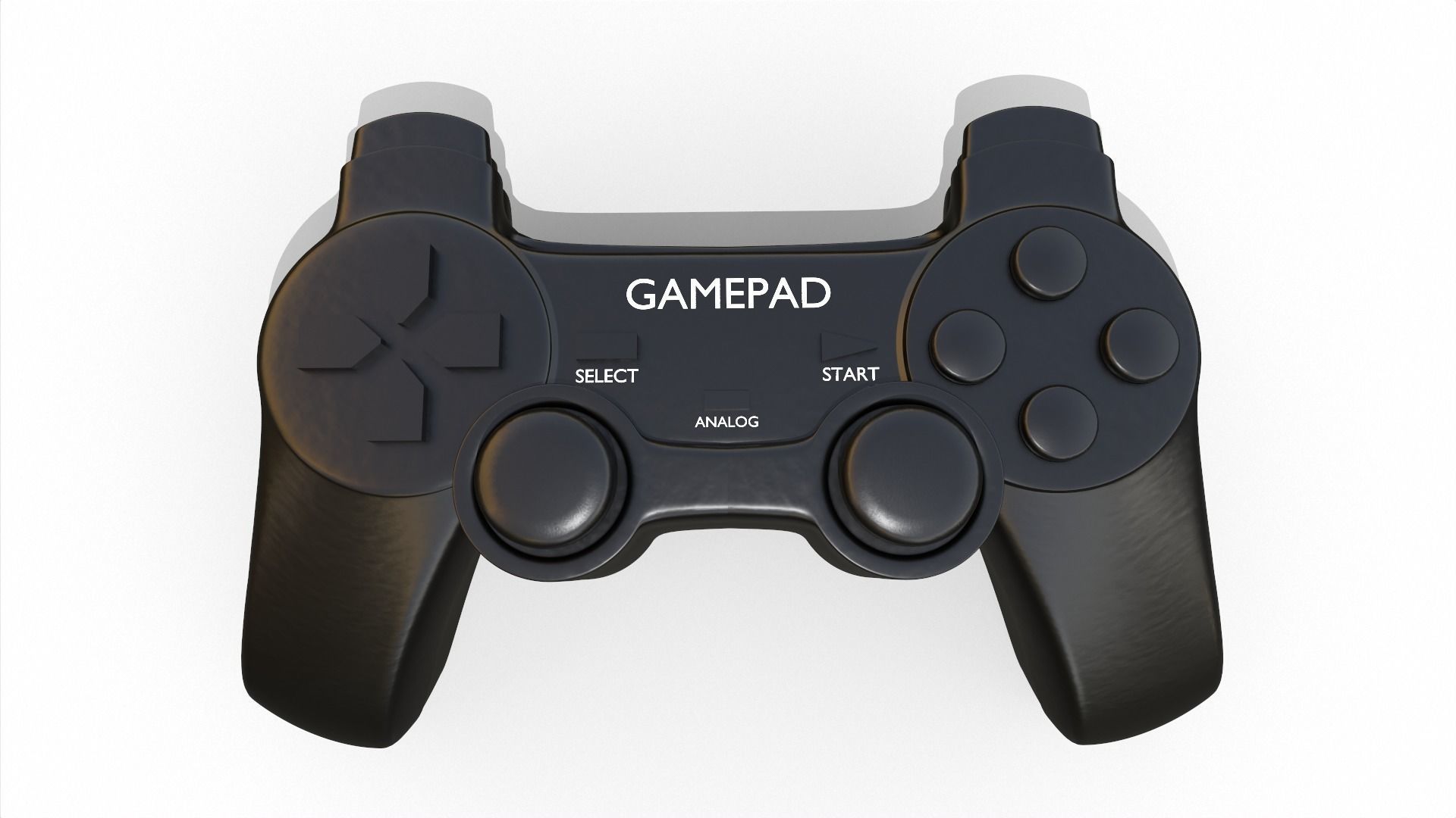 Gamepad controller 3D model_5