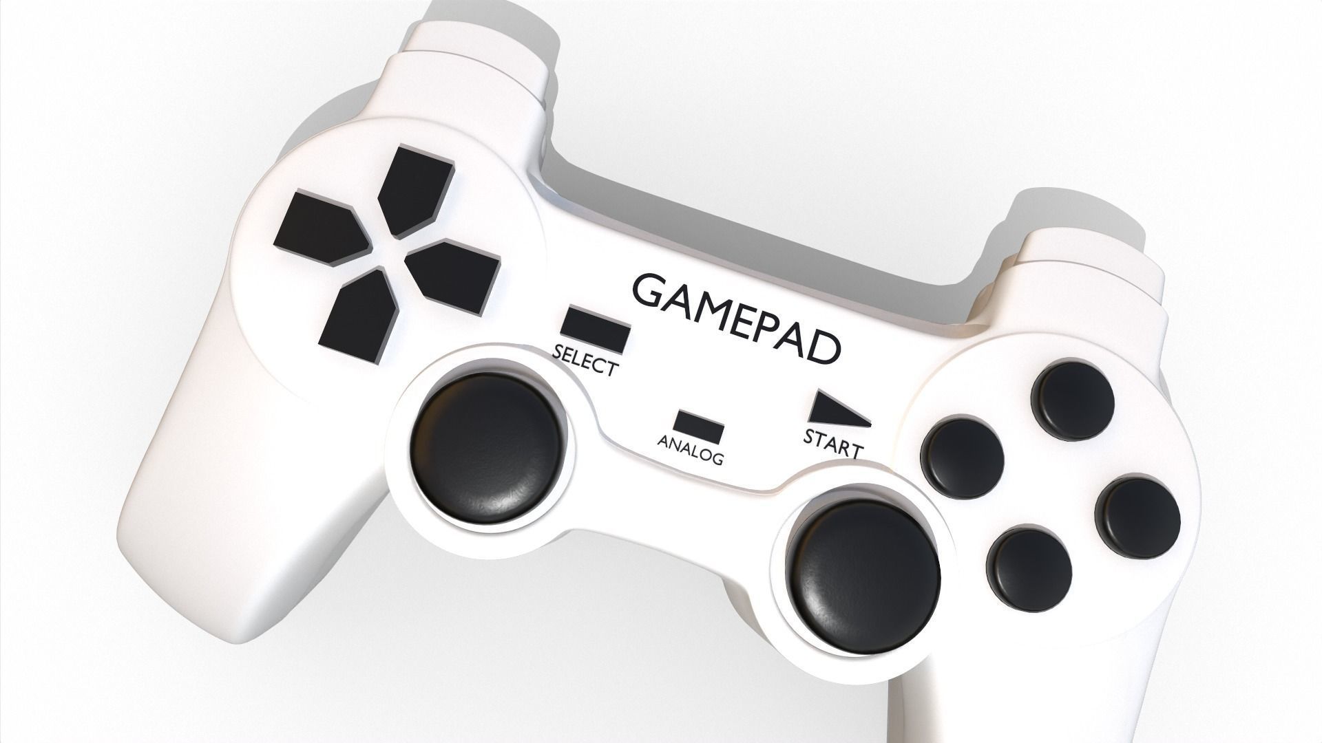 Gamepad controller 3D model_2